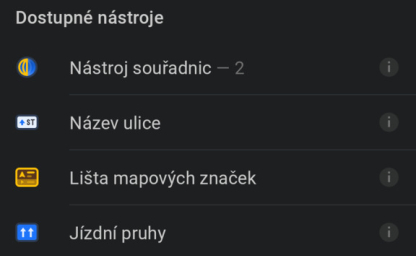 OsmAnd 4.2: Widgety