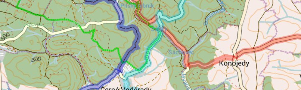 České cyklotrasy v OsmAnd