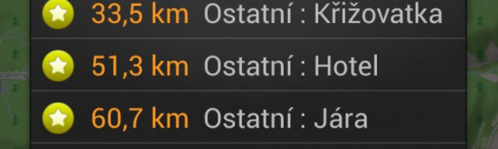 OsmAnd 1.7: vylepšené plánování