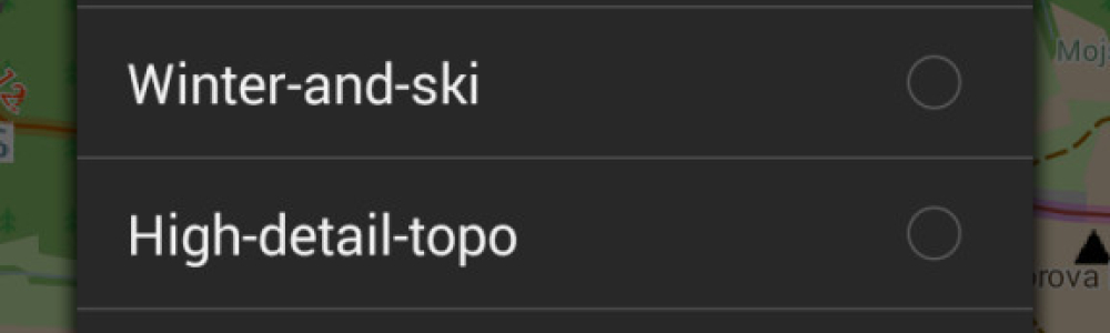 Cyklo/Turistické trasy v základu