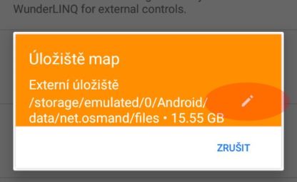 První spuštění OsmAnd