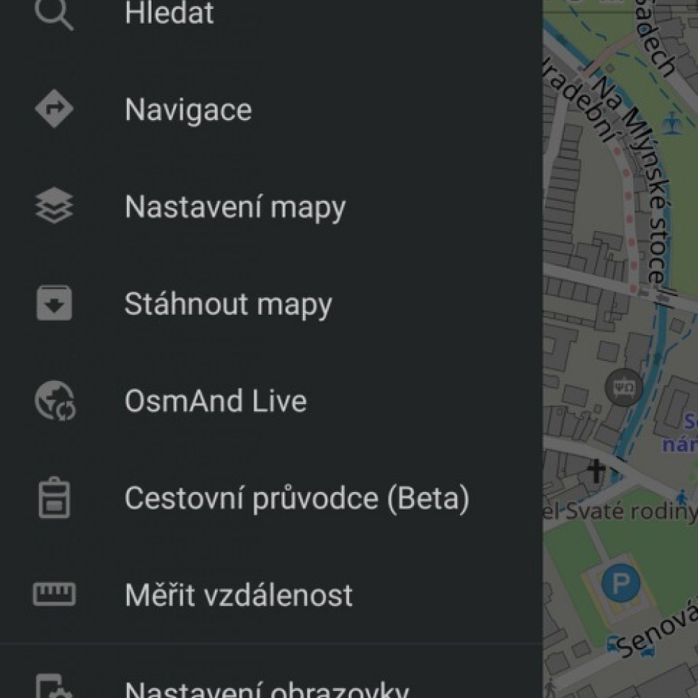 Hlavní menu