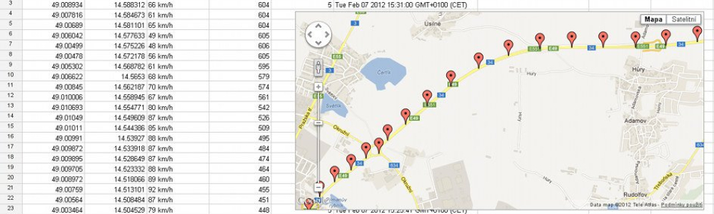 Live tracking [2]: Hrajeme si s výstupem